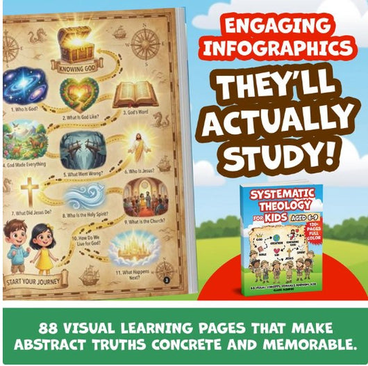 Systematic Theology for Kids (Ages 6–9) – A Fun & Visual Introduction to God, Jesus & the Bible