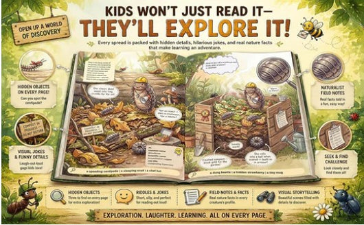 The Secret Jobs of Backyard Creatures For Kids Aged 6 to 10