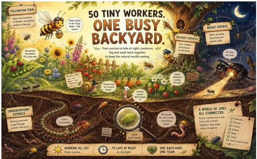 The Secret Jobs of Backyard Creatures For Kids Aged 6 to 10