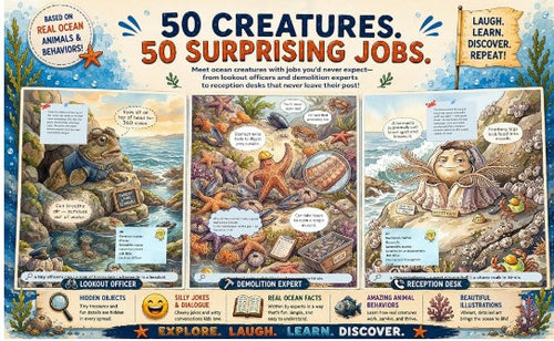 The Secret Jobs of Ocean Creatures For Kids Aged 6 to 10