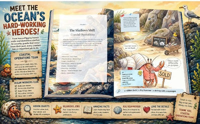 The Secret Jobs of Ocean Creatures For Kids Aged 6 to 10