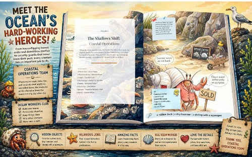 The Secret Jobs of Ocean Creatures For Kids Aged 6 to 10